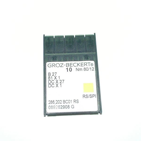 B27 / 81x1 / DCx27 / DCx1 (Nm 80/12) Jehla Groz-Beckert (RS/SPI)