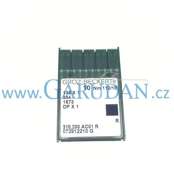 135x1 / 354 / 1673 / DPx1 (Nm 110/18) Jehla Groz-Beckert (R)