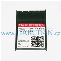 DBxK5 SAN 1 (Nm 60/8) Jehla Groz-Beckert (RG GEBEDUR)