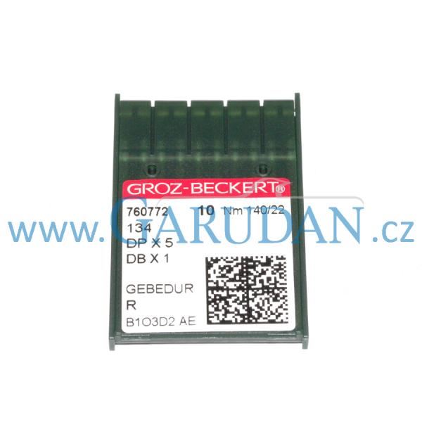 134 / DPX5 / 135X5 / 135X7 GEBEDUR (Nm 140/22) Jehla Groz-Beckert (R GEBEDUR)