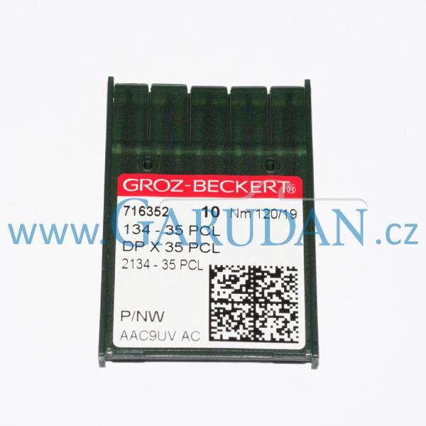 134-35 PCL / 2134-35 PCL / DPx35 PCL (Nm 120/19) Jehla Groz-Beckert (PCL)