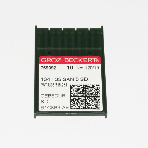 134-35 SAN 5 GEBEDUR (Nm 120/19) Jehla Groz-Beckert (SD GEBEDUR)