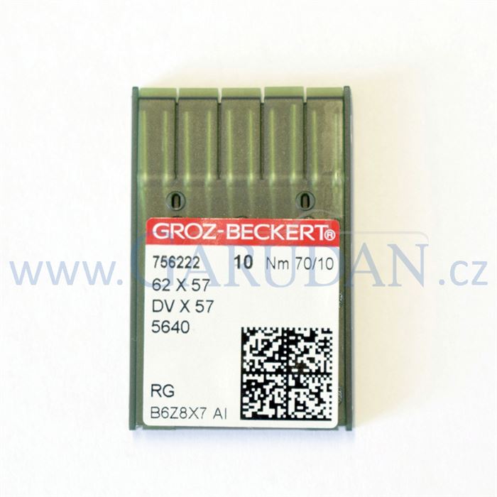 62x57 / 5640 / DVx57 (Nm 70/12) Jehla Groz-Beckert (RG)