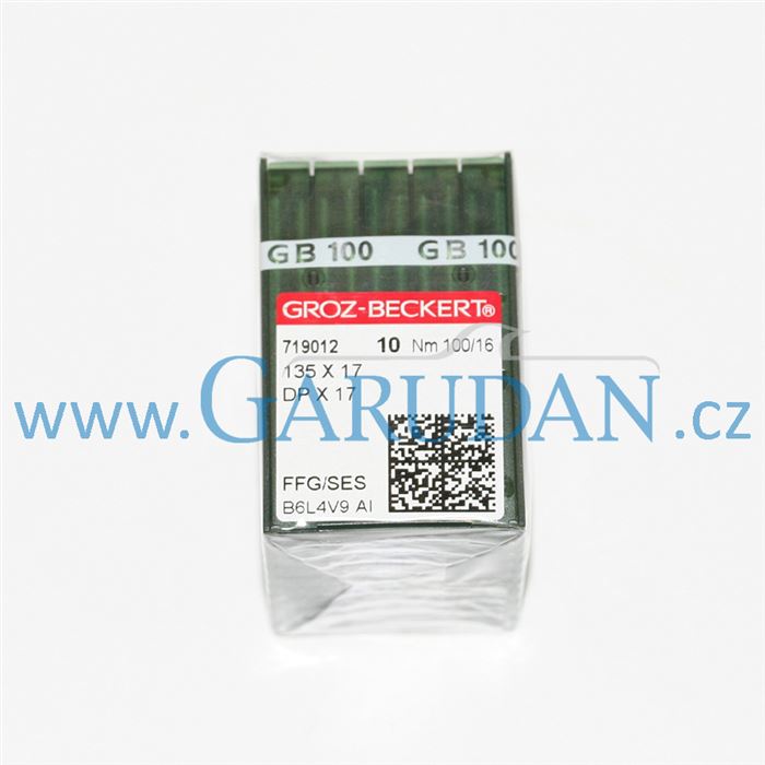 135x17 / DPx17 FFG (Nm 100/12) Jehla Groz-Beckert (FFG/SES)