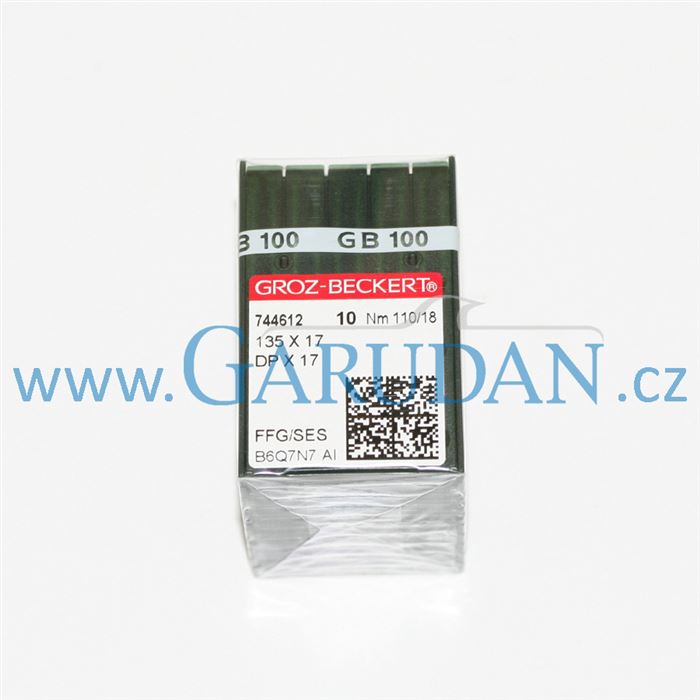 135x17 / DPx17 FFG (Nm 110/12) Jehla Groz-Beckert (FFG/SES)