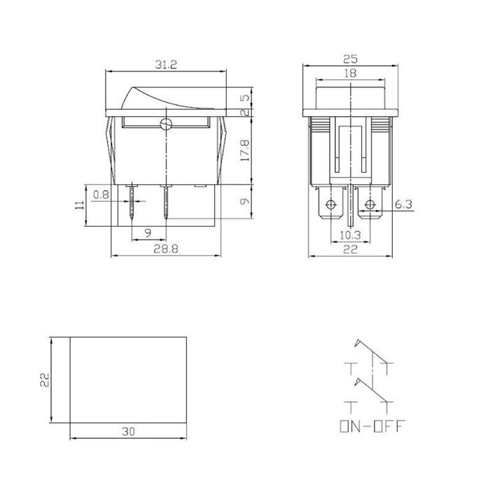 Vypínač PRO MOTOR GF-105