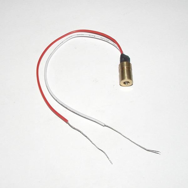 Laser F 635 5mW miniaturní Laserový modul 3V