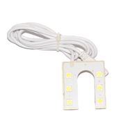 Osvětlení pro šicí stroje - 1,5 W / 6x LED magnetické, ploché ve tvaru U