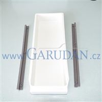 Zásuvka pod plát 340x125x40 mm