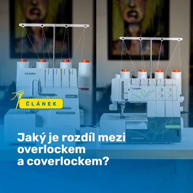 Jaký je rozdíl mezi overlockem a coverlockem?