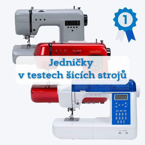 Jedničky v testech šicích strojů